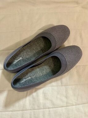 allbirds Women’s Grey Knit Slip-On Flats
